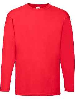Fruit of the Loom Valueweight T LSL Tričko s dlhým rukávom 16.1038 červené