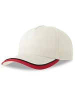 Kid Dětská 5 panelová kšiltovka white/red model 22411077 - Atlantis Headwear Kid Dětská 5 panelová kšiltovka white/red model 22411077 - Atlantis Headwear