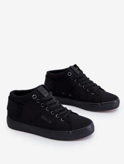 Damskie Klasyczne Wysokie Trampki Big Star LL274001 Czarne