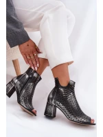 Kožené Botky  Černé model 21655170 - Maciejka