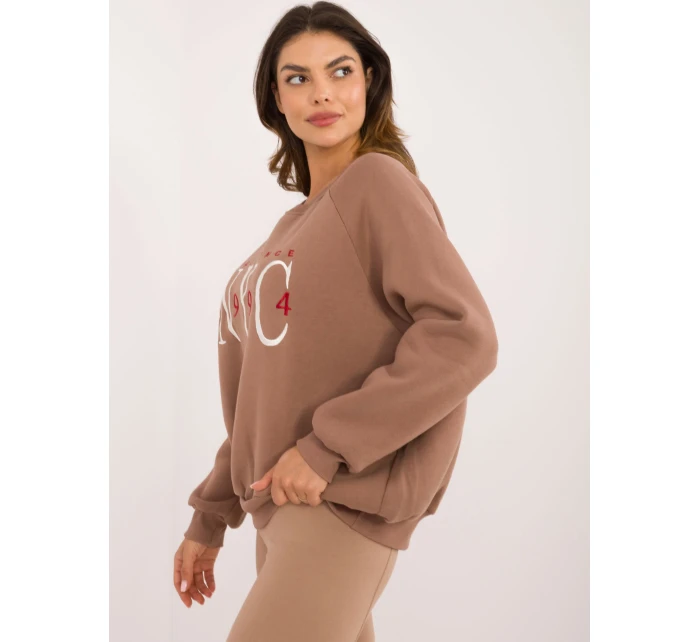 Mikina EM BL 857.88 hnedá