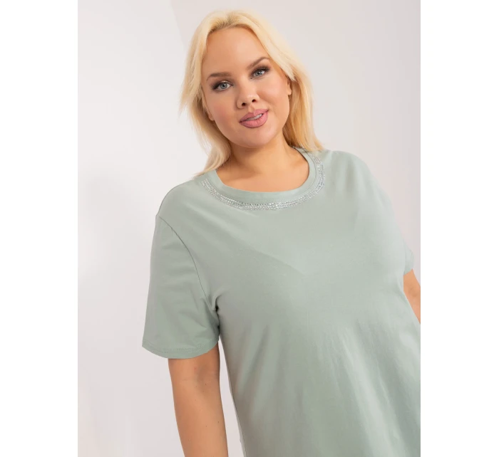 Blúzka PM BZ GW2380.54 pistácií