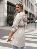 Dámská přechodná bunda parka MEROY šedá Dstreet TY4287