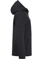 Padded Hooded Softshell Men Pánská zateplená softshellová bunda s kapucí model 22454899 black - Clique Padded Hooded Softshell Men Pánská zateplená softshellová bunda s kapucí model 22454899 black - Clique