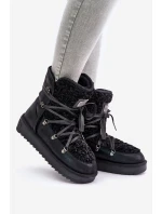 Śniegowce Na Platformie Wegańskie D.Franklin DFSH370004 Czarne Śniegowce Na Platformie Wegańskie D.Franklin DFSH370004 Czarne