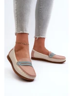 Mokasyny Damskie Z Eko Skóry Różowe Vikitara Mokasyny Damskie Z Eko Skóry Różowe Vikitara