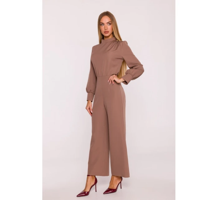 M879 Kombinéza so stojacím golierom - mocca