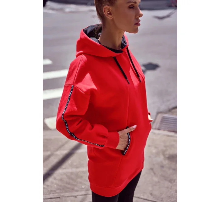 Dámská mikina model 19358956 červená Made Of Emotion - Moe