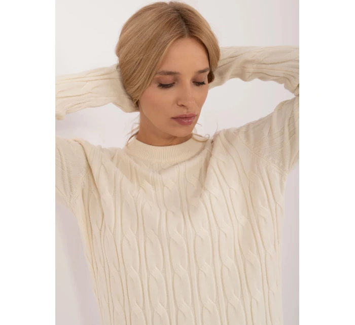 Dámský svetr AT SW model 21471951 Ecru - FPrice