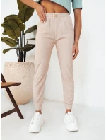 Dámské tepláky beige Dstreet model 21975697 - FashionStreet Dámské tepláky beige Dstreet model 21975697 - FashionStreet