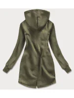 dlouhá dámská mikina s kapucí model 15817364 - LHD