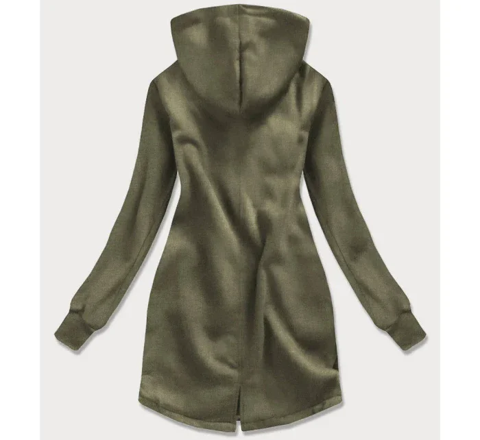 dlouhá dámská mikina s kapucí model 15817364 - LHD