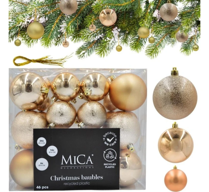 DEKORATÍVNE PLASTOVÉ OZDOBY BEZPEČNÉ 46KS SĽUDA MEĎ DEKORATÍVNE PLASTOVÉ OZDOBY BEZPEČNÉ 46KS SĽUDA MEĎ