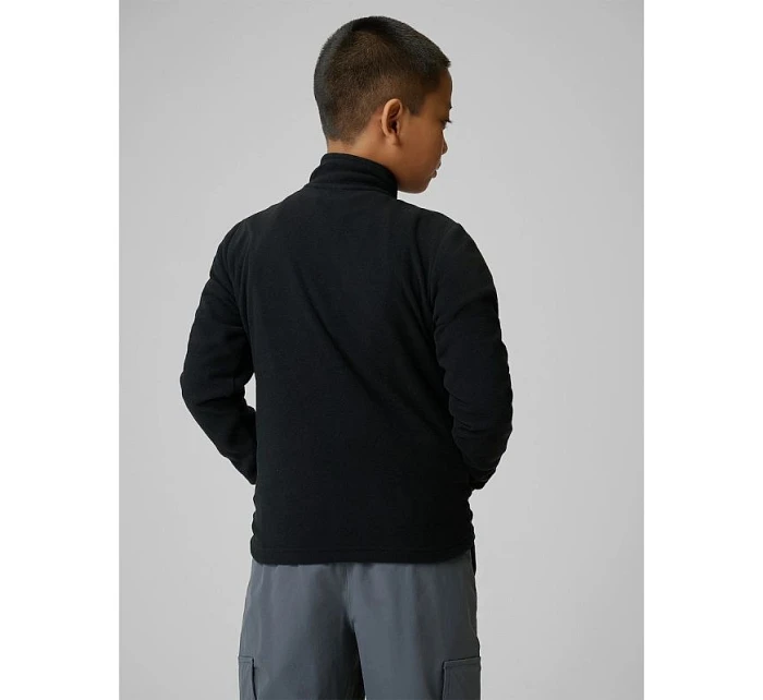 Chlapčenská fleecová mikina s kapucňou 4F 4FJRSS26TFLEM508-20S