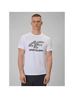 Pánske tričko s potlačou 4F 4FRAW25TTSHM3611-10S