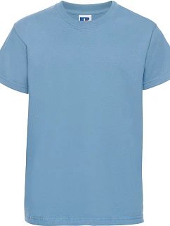 Russell Athletic 180B Detské tričko z hrubej bavlny „Authentic“ 10.180B sky