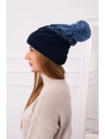 Fleecová čepice  navy model 18750923 - K-Fashion