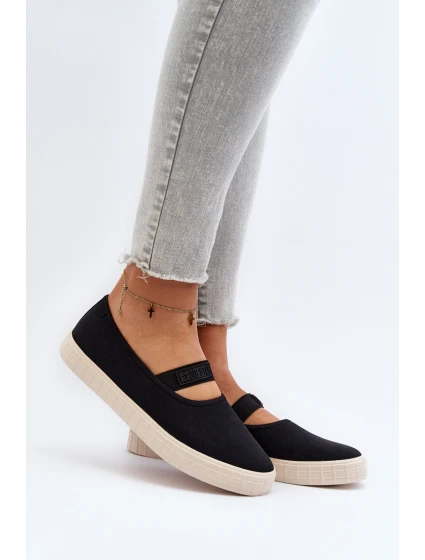 Dámské nazouvací tenisky Big Star model 21649667 Černá - Big Star Shoes Dámské nazouvací tenisky Big Star model 21649667 Černá - Big Star Shoes