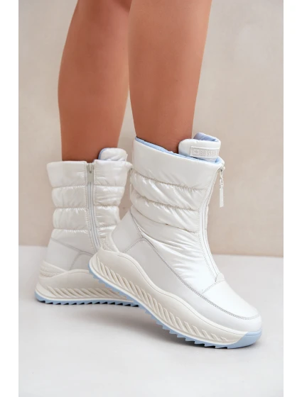 Dámské Sněhule Big Star model 21680182 Bílé - Big Star Shoes Dámské Sněhule Big Star model 21680182 Bílé - Big Star Shoes