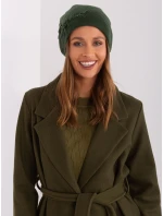 Czapka AT CZ model 18985159 ciemny zielony - FPrice