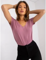 Tričko RV TS 4832.19P tmavoružové Tričko RV TS 4832.19P tmavoružové