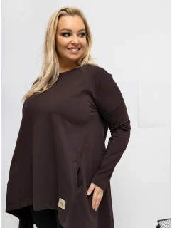 Tunika RV TU model 21807920 ciemny brązowy - FPrice