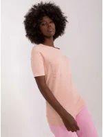 Bluzka TW BZ model 18730005 jasny różowy - FPrice Bluzka TW BZ model 18730005 jasny różowy - FPrice