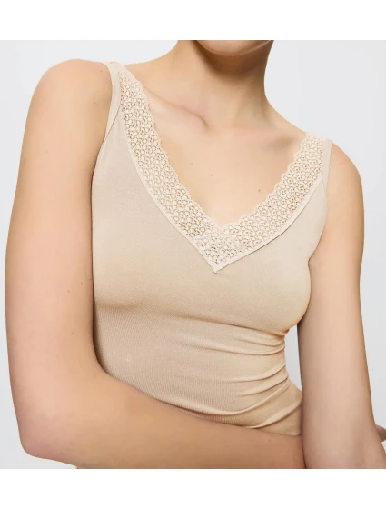 Feel of Modal Tank Top - YELLOW - TRIUMPH YELLOW - TRIUMPH