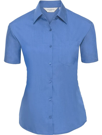 Russell Athletic 935F Popelínová blúzka s krátkymi rukávmi 11.935F corporate blue Russell Athletic 935F Popelínová blúzka s krátkymi rukávmi 11.935F corporate blue