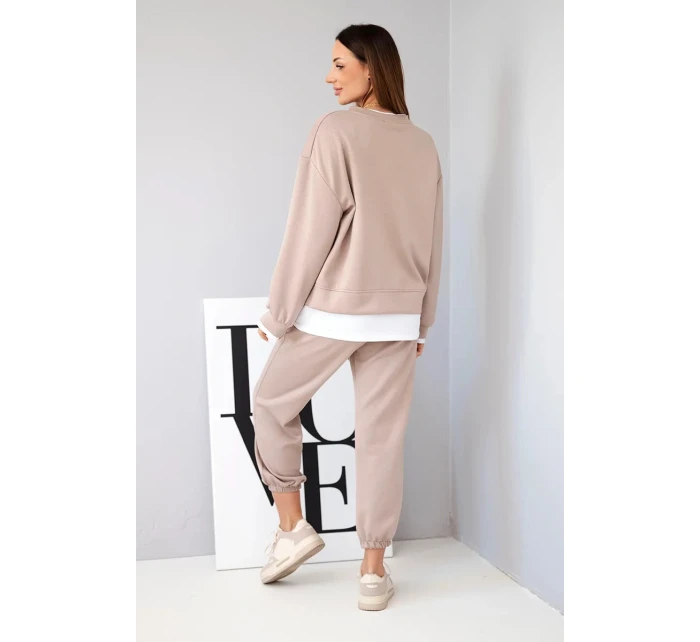 Dámska súprava s maslovou mikinou a teplákmi Fango Dámska súprava s maslovou mikinou a teplákmi Fango