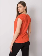 Tričko 37 TS model 15133214 tmavě oranžová - FPrice Tričko 37 TS model 15133214 tmavě oranžová - FPrice
