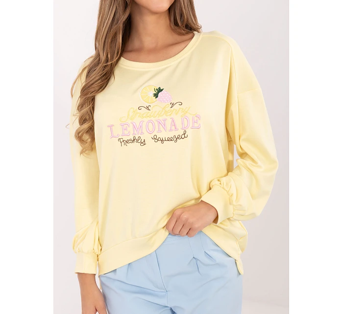 RV BL mikina A1218.11P svetložltá