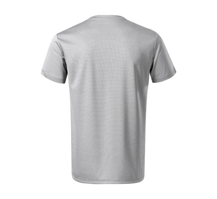 Zoom tričko pánské stříbrný melír