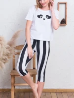 Dámske pyžamo kapri Paulína