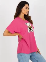 Dámska blúzka LK BZ 509251.26X fuchsiová - FPrice Dámska blúzka LK BZ 509251.26X fuchsiová - FPrice