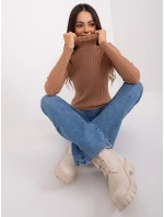 Jumper PM SW model 20742388 světle hnědý - FPrice Jumper PM SW model 20742388 světle hnědý - FPrice