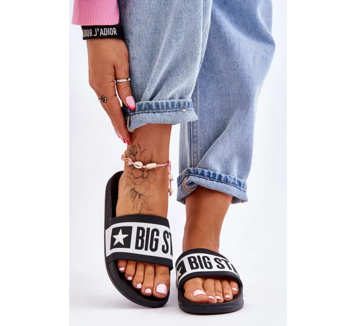 Dámské klasické pantofle Big Star LL274739 Černá Dámské klasické pantofle Big Star LL274739 Černá