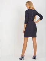 Dámské šaty LK SK model 20331408 tmavě modré - Lakerta Dámské šaty LK SK model 20331408 tmavě modré - Lakerta