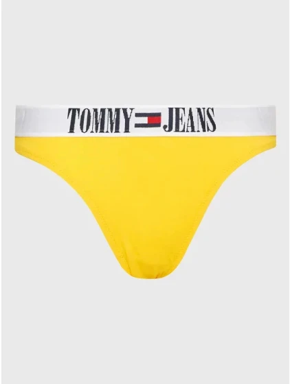 Dámske nohavičky Tommy Jeans UW0UW04208-ZGQ Yellow - Tommy Hilfiger