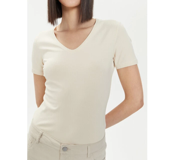 Dámské Slim fit tričko model 21266065 11S Ecru - 4F