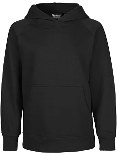 O Dětská mikina s kapucí z bio bavlny black model 22503552 - Neutral