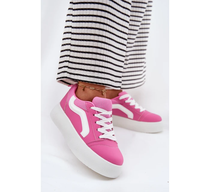 Dámské Tenisky Na Platformě Fuchsie model 21694934 - Boto Dámské Tenisky Na Platformě Fuchsie model 21694934 - Boto