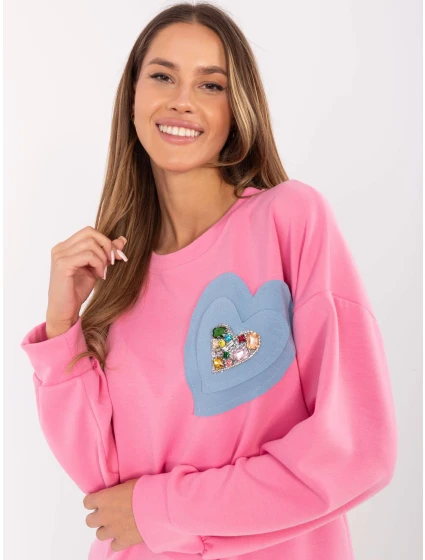 Mikina DHJ BL 20322.72 ružová