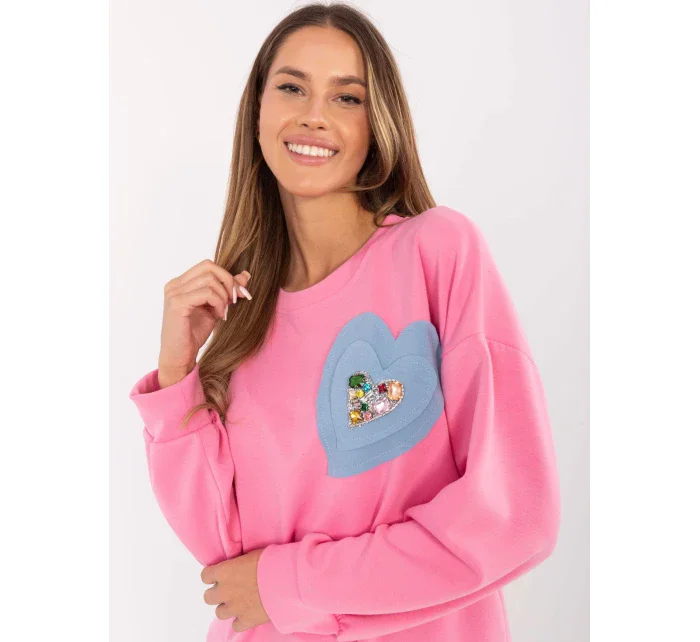 Mikina DHJ BL 20322.72 ružová