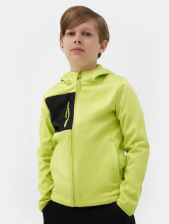 Chlapecká bunda softshell model 18789220 zelená - 4F