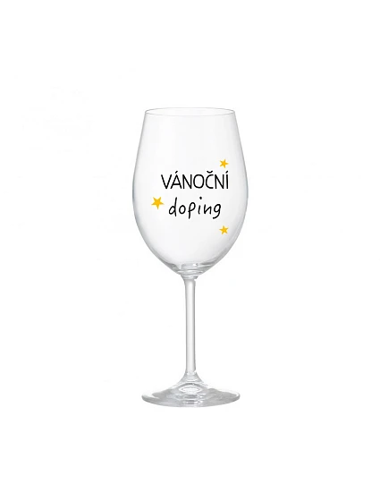 Vianočný pohár - číry pohár na víno 350 ml Vianočný pohár - číry pohár na víno 350 ml