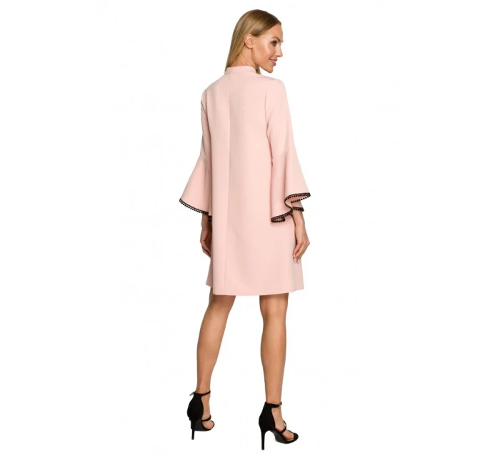 Dámske šaty M698 Powder pink - MOE