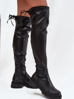 Dámske vysoké čižmy HL41P Black - Seastar