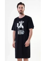 Pánska nočná košeľa s krátkym rukávom Opice Pánska nočná košeľa s krátkym rukávom Opice