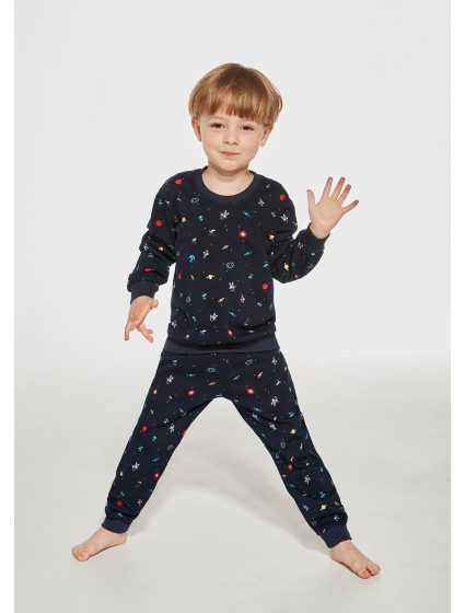 Chlapčenské pyžamo Cornette Kids Boy 761/143 Cosmos dł/r 86-128